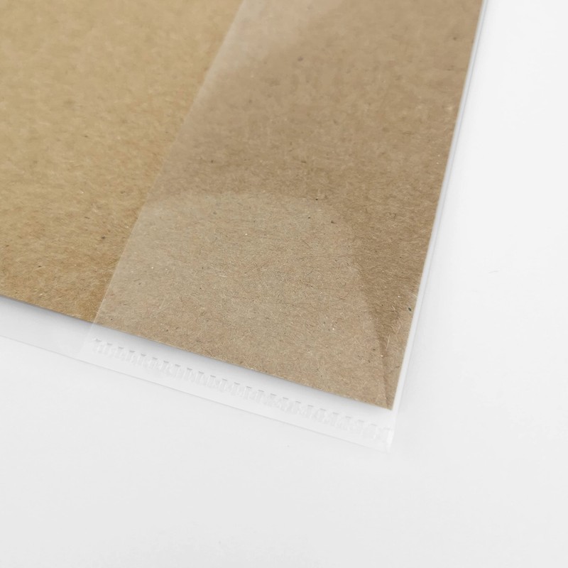 D.RECT Set of 10 Notebook Covers DIN A4, Transparent, Book