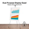 Staples HD Flipchart/Easel, Aluminum, 2/Pack (61295-USVS)