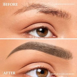 Gel para cejas, Kit de tinte para cejas marrones, Kit de tinte para cejas instantáneo impermeable de secado rápido, Pomada para cejas semi permanente 