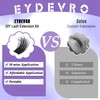 EYDEVRO Fluffy Cluster Lashes Individual Cluster Russian D Curl Individual