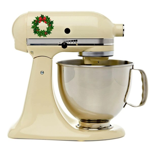 Does Not Apply Christmas Wreath Decoration Holiday Kitchenaid Decal Kit
