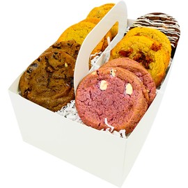 The Cravory: Freshly Baked Cookies - Adventurous Mix Variety Pack - 12 cookies, 2.0 oz. each - Assorted Flavors - Baked Fresh - Gourmet Dessert, Snack or Baked Goods - Individually Wrapped