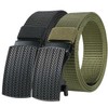 SinVin 2 Pack Mens Ratchet Belt, Casual Tactical Golf Nylon