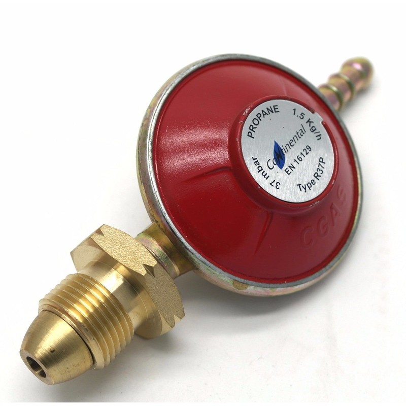 continental products Propane Gas Regulator 37Mbar With 2M Hose &