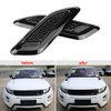 TKSE Air Vent Wing Trim, Universal Carbon Fiber Exterior Hood