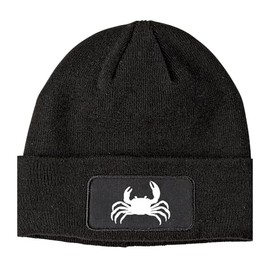 Kings Of NY Funny Crab Winter Knit Adult Beanie Hat Black
