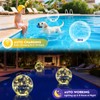 Askyli Floating Pool Lights, Warm White LED Solar Pool Lights