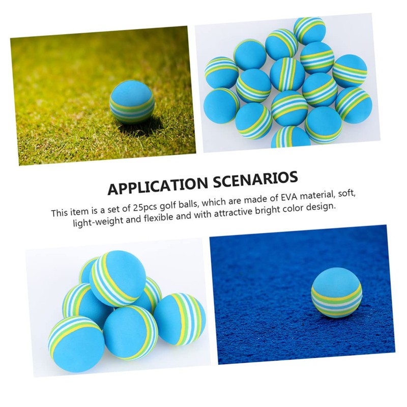 Gatuida 20pcs Indoor Golf Practice Balls Durable Balls for Adults