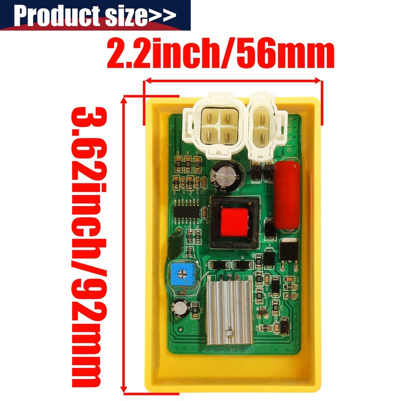 QAZAKY Adjustable High Performance Racing 6 Pin DC CDI Box