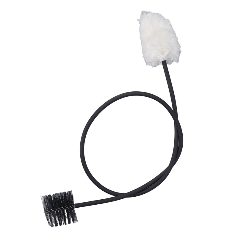 Saxophone Neck Cleaning Brush 50cm Bendable Metal Cotton Thread and