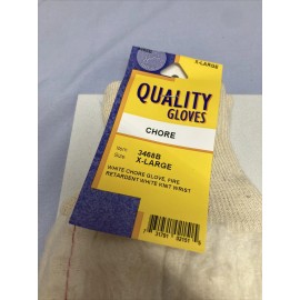 Quality Gloves Work Chore Gloves Flame Retardant Heat Resistant Durable XL  -1 Pair- Ships Free