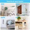 Saillong 2 Pack Remote Holder Wall Mount, Remote Control Holder
