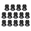 Pack of 20 cable glands M25, IP68 waterproof cable guide