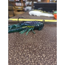 Reaction Strike 4" Reaction Strike Craw With 5/0 Belly Weighted Hook 3/8oz Pre Rigged