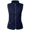 NE PEOPLE Womens Lightweight Quilted Zip Vest, Small, NEWV40NAVY