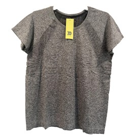 All In Motion Womens All In Motion T-Shirt XXL Charcoal Black Moisture Wicking NEWLot of 2