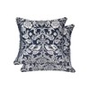 Emma Barclay Eden - Jacquard Cushion Cover in Navy -