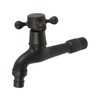 G1/2in Wall‑in Antique Brass Faucet Washing Machine Single Cold Water