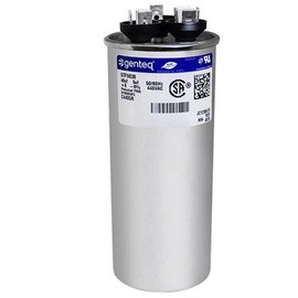 P291-4054RS - 40 + 5 uf MFD 440 Volt VAC - Carrier Round Dual Run Capacitor Upgrade