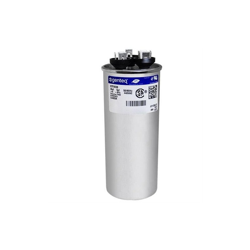 P291-4054RS - 40 + 5 uf MFD 440 Volt VAC