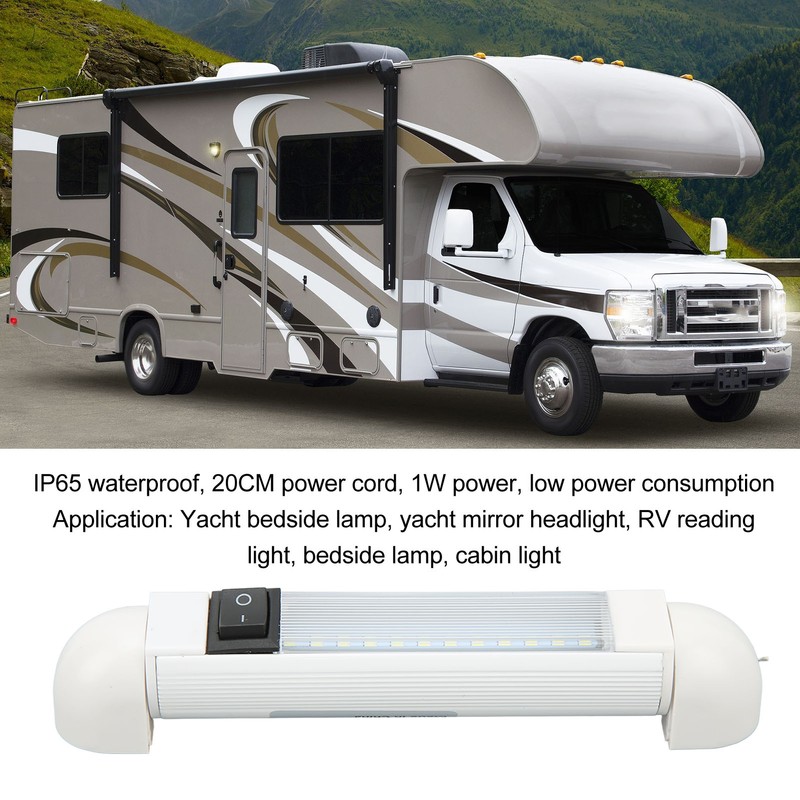 Yacht Dome Light 12VDC IP65 Waterproof White Lighting 1W Bedside