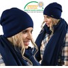 Alur EKO Women's Beanie Winter Hat Knitted Hat Warm Elastic