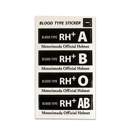 Motorimoda Original Blood Type Sticker