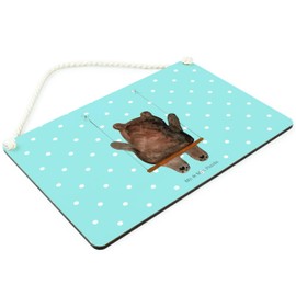 Mr. & Mrs. Panda DIN A4 Decorative Sign Bear Swing Gift Door Sign Bear Loss Mourning Gift Sad Comfort Lovesick Love