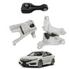 ANTUKO 3Pcs Engine Motor & Transmission Mount Set Replacement for