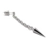 Akusetia Single Ear Earrings, Chain, Simple, Men's, Women's, Chain, Dagger,