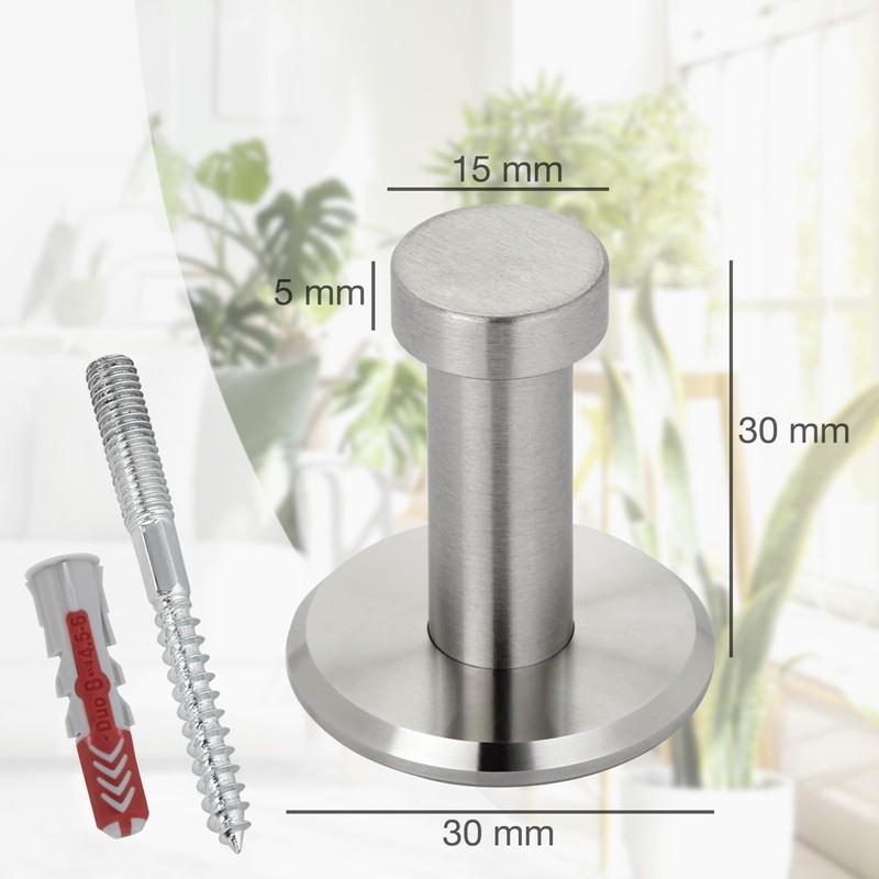 SOTECH TALEA Coat Hooks with Plate Real Stainless Steel Solid