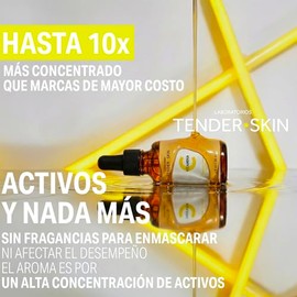Suero Facial Concentrado de Vitamina C Activada con Ácido Hialurónico, Vitamina E y Aloe Vera – Antioxidante, Aclara, Ilumina y Unifica el Tono, Reduc