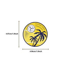 Volleyball Stickers for Kids Teens Boys, Cute Motivational Volleyball Vinyl Decals for Water Bottles Scrapbook Guitar Laptops, 50 PCS Cartoon Volleyball Game Party Favors Gifts Sticker