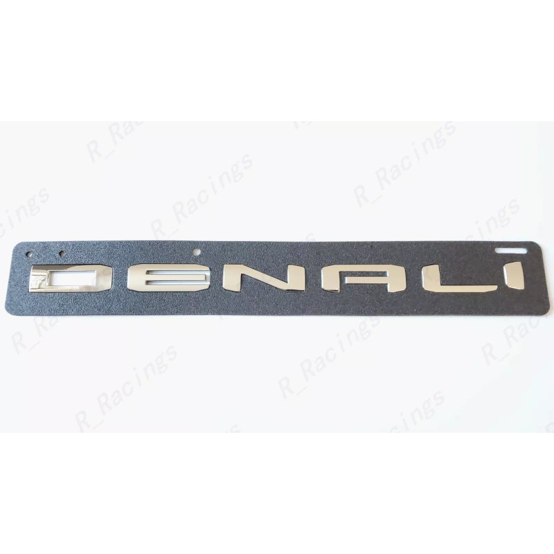 GMC 2pc Chrome Rear DENALI Sierra Emblems Letter GMC Sierra