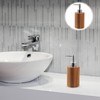 Beavorty Wooden Liquid Soap Dispenser Lotion Pump Dispenser Shampoo Shower