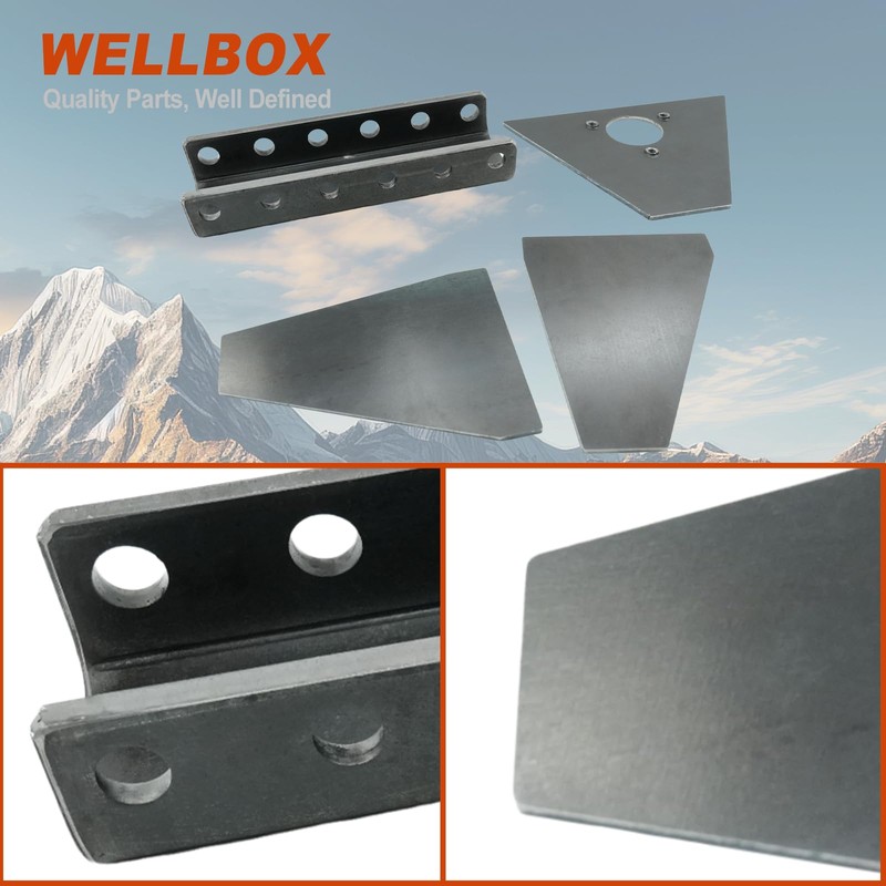 Vertical Channel Weld On Tongue Adapter for Trailer A-Frames -