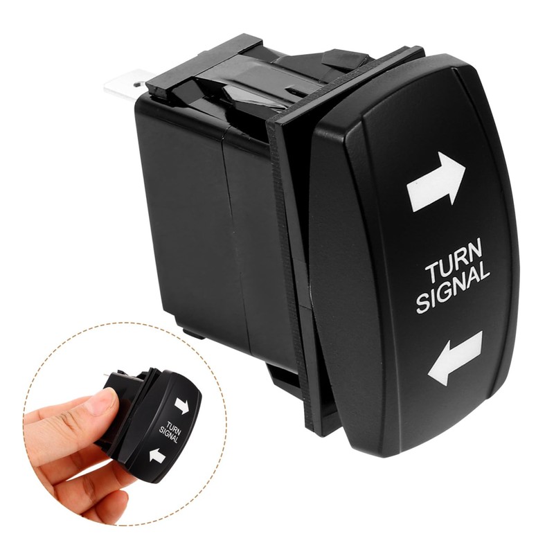 Alipis Vehicle Toggle Switch Utv Turn Signal Switch with Fluorescent
