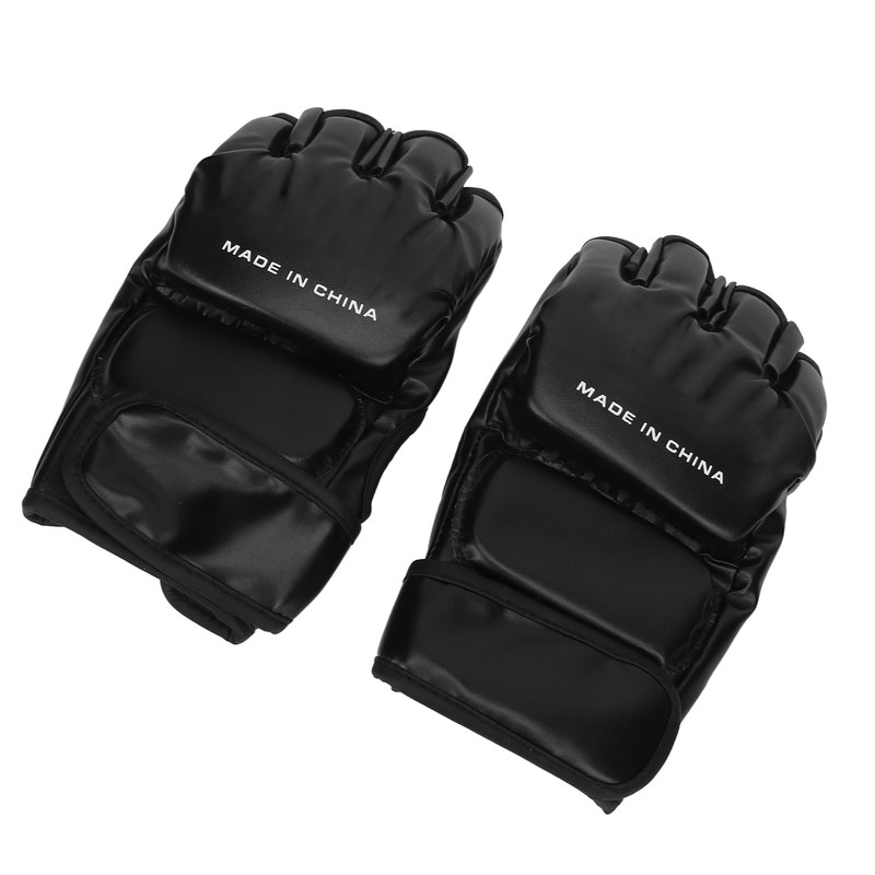Hand Taekwondo Gear Glove Half Finger Safe Adjustable Wrist Band