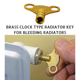 Radiator Key Brass Air Vent Clock Type