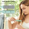 Soft 'N Style Haircut Razor Comb, 3 Pack - Double