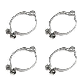 Maxmoral 4 Sets of 28.6mm Metal Ring to Frame MTB Bike Cable Guide Brake Cable Shift Cable Derailleur Cable Base Guide Clip Fitting Line Tube Seat Clamp