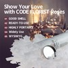 CODE FLORIST 1500 PCS White Silk Rose Petals for Valentine's