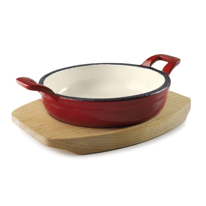 LACOR CACEROLA Redonda Magma Red Round Casserole Dish 12 cm