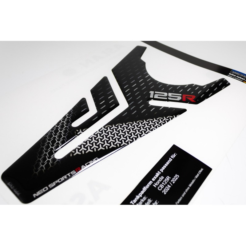 Tankpad Scratch Protection Gel Sticker Compatible for Honda CB125R White