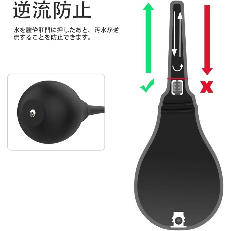 Generic Enema Wash 280ml Manual Pump Type Enema Enema Prevention