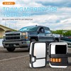 Towing Mirrors Rear View Mirrors fit for 2007-2014 Chevy Silverado