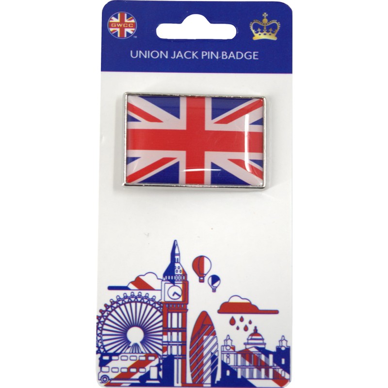 Union Jack Metal Pin Badge Lapel British English Scottish Welsh