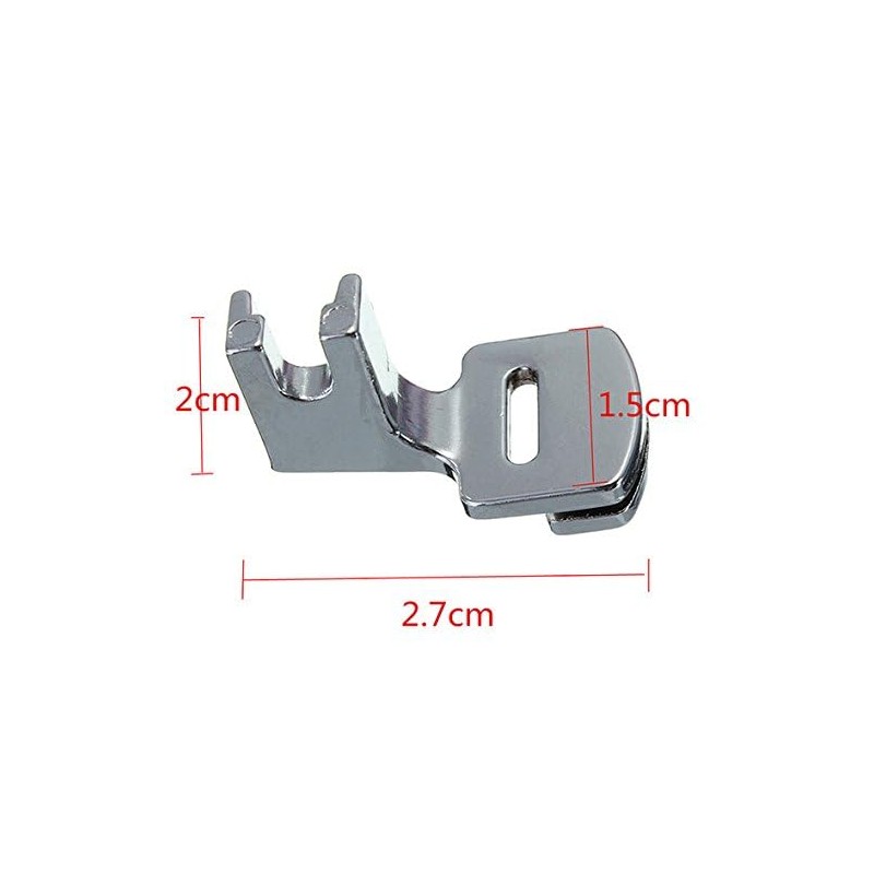 MISHITI Ruffler Hem Presser Foot for Home Sewing Machines Brother