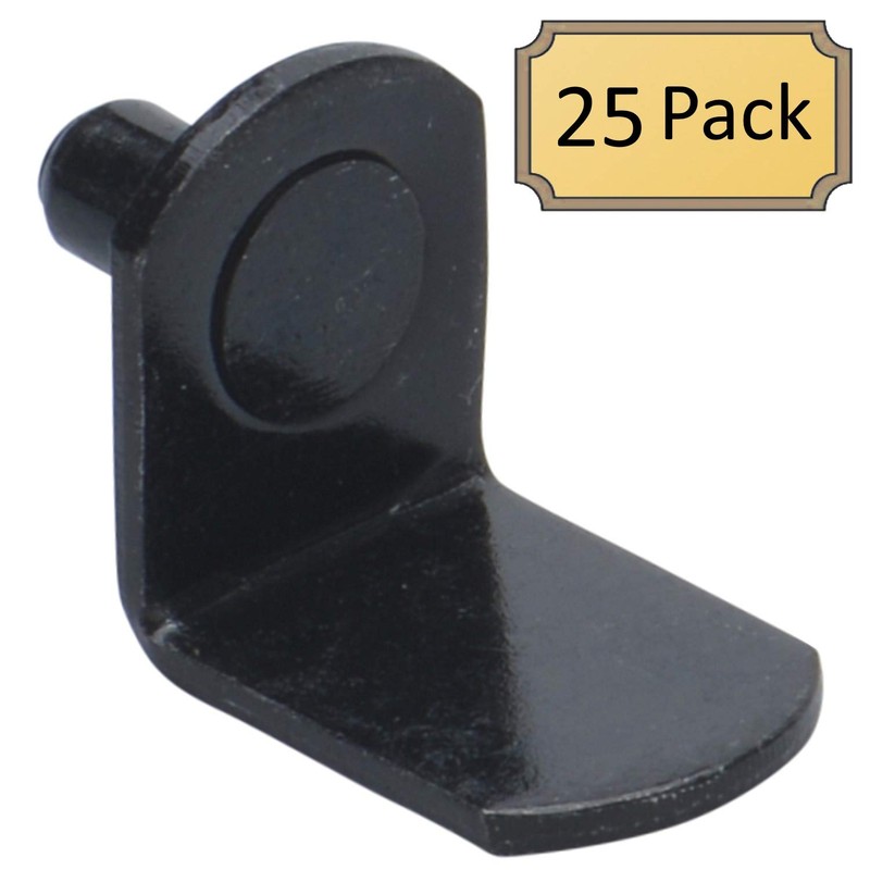 5mm (25 Pack) Bracket Style Cabinet Shelf Support Pegs |