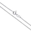 SA Chains 1mm Sterling Silver 925 Italian Diamond Cut Ball